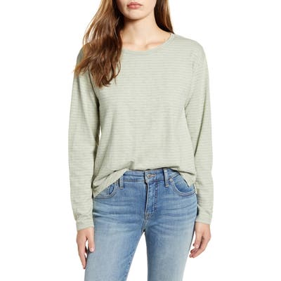Lucky Brand Easy Stripe Tee, Green