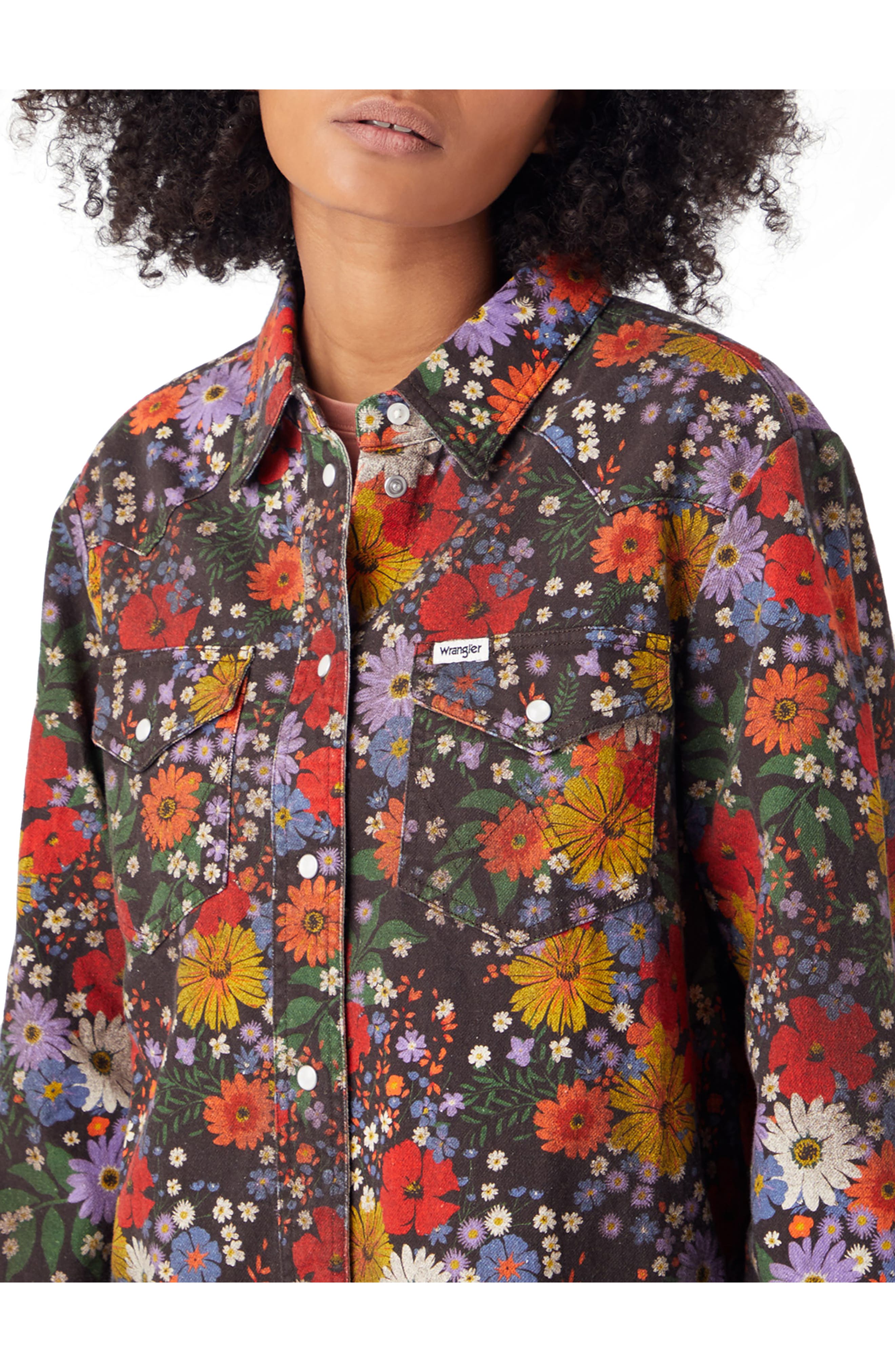 Wrangler® Heritage Floral Shirt - Women's Shirts/Blouses in Floral
