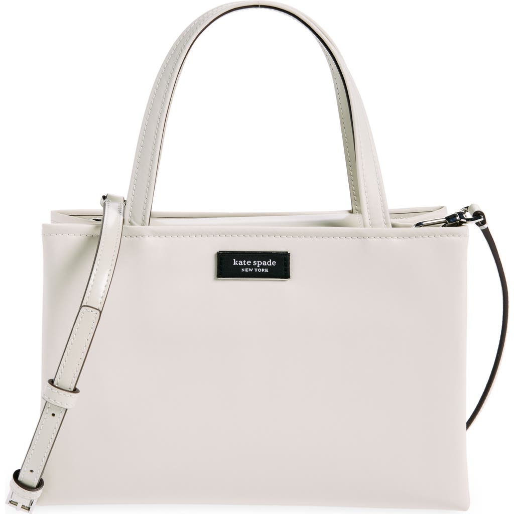 Kate Spade New York Small Sam Icon Convertible Recycled Nylon Tote In Stony Beach