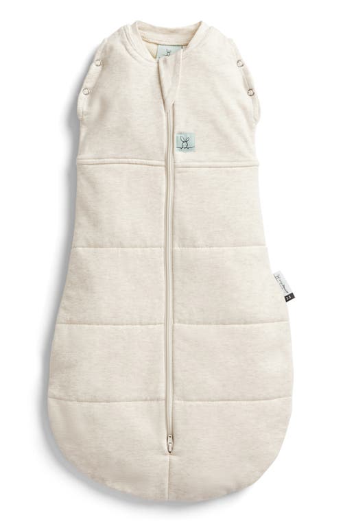 ergoPouch 2.5 TOG Cocoon Stretch Organic Cotton Convertible Swaddle Bag in Oatmeal Marle at Nordstrom