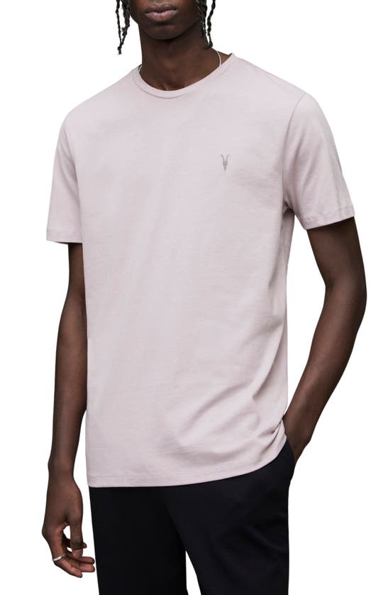 Allsaints Brace Ss Crew In Cold Lilac