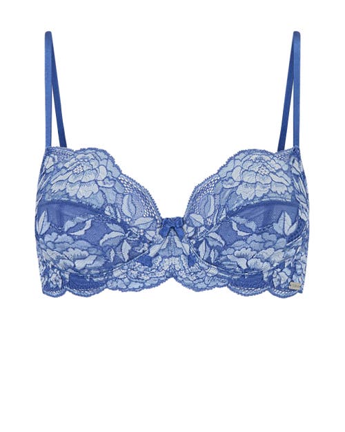 Shop Adore Me Chelsi Unlined Demi Bra In Dark Blue