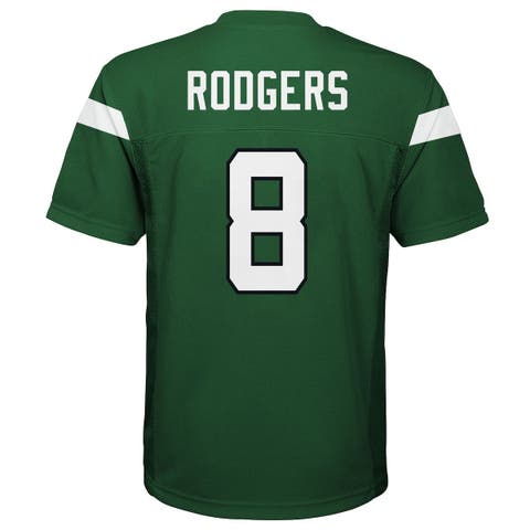 Men's Nike Aaron Rodgers Heather Gray New York Jets Atmosphere