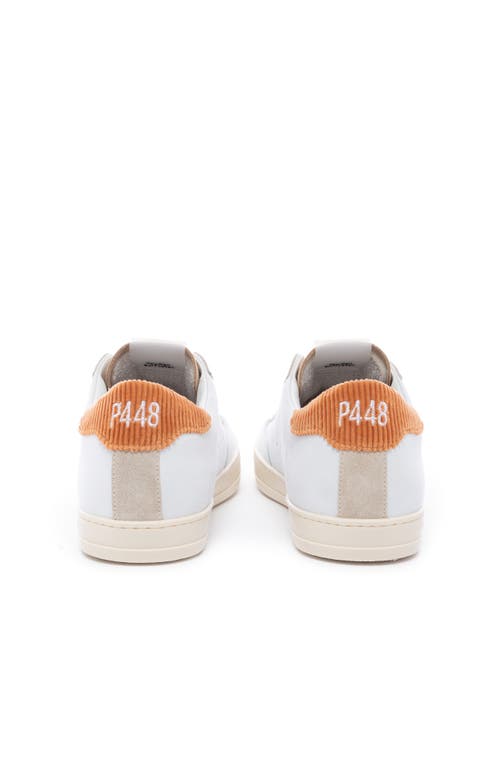 Shop P448 John Sneaker In White Camel