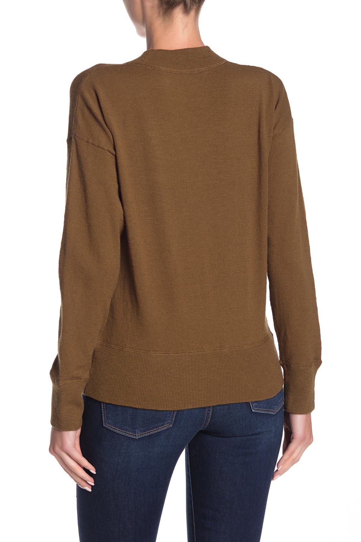 Madewell | Relaxed Mock Neck Sweatshirt | Nordstrom Rack