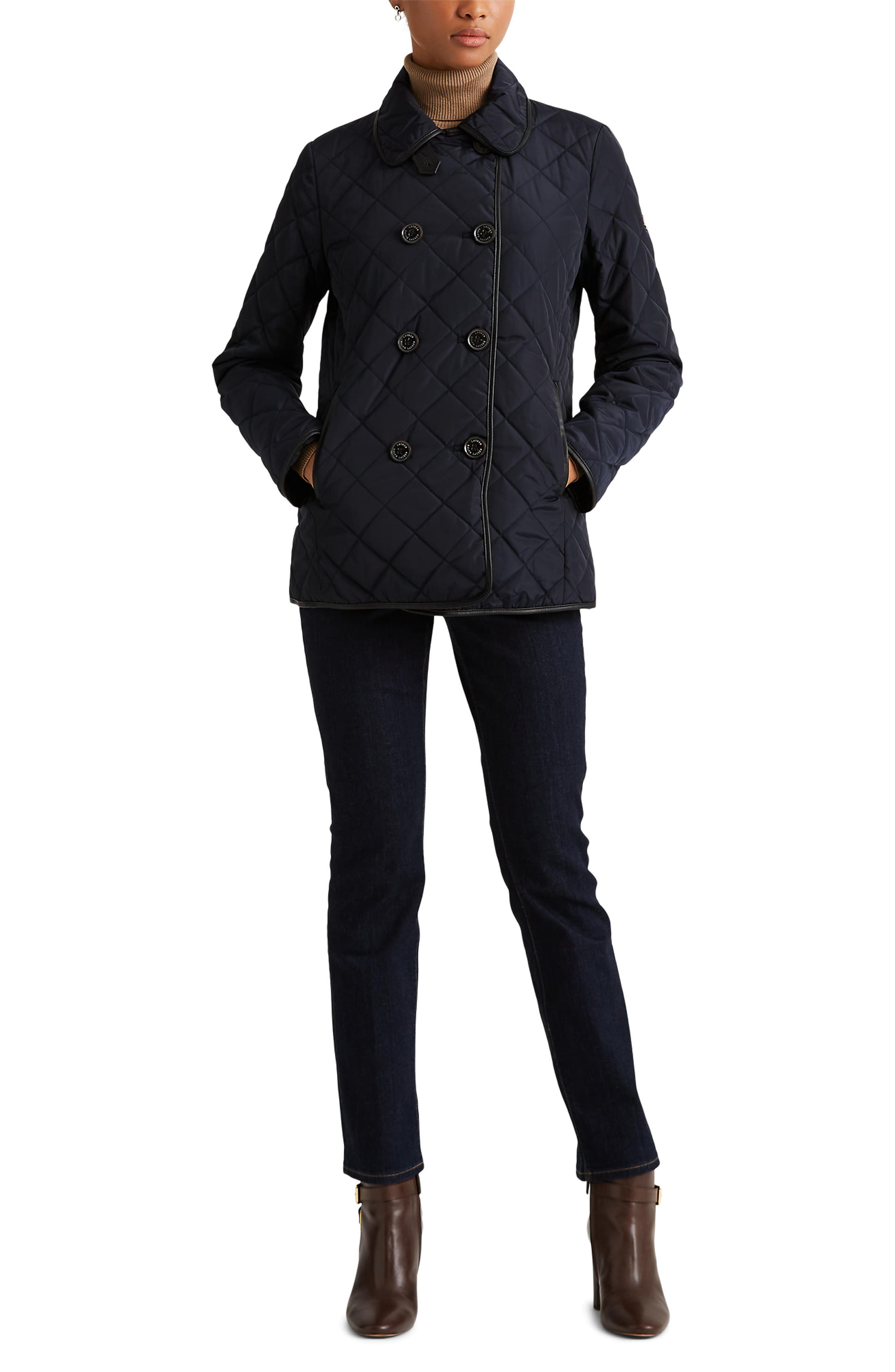 ralph lauren long padded coat