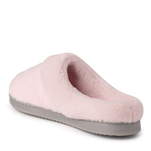 Dearfoams Women's Libby Quilted Terry Clog Slippers In Fresh Pink