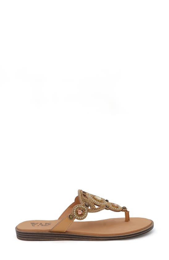 Wlk By S. Miller Myles Embellished Sandal In Bronze