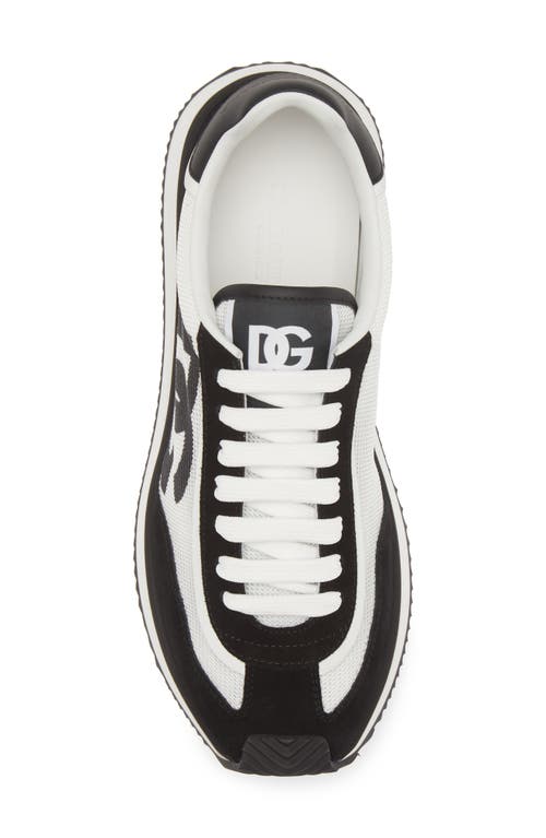 Shop Dolce & Gabbana Dolce&gabbana Aria Sneaker In 8i050 Black/white