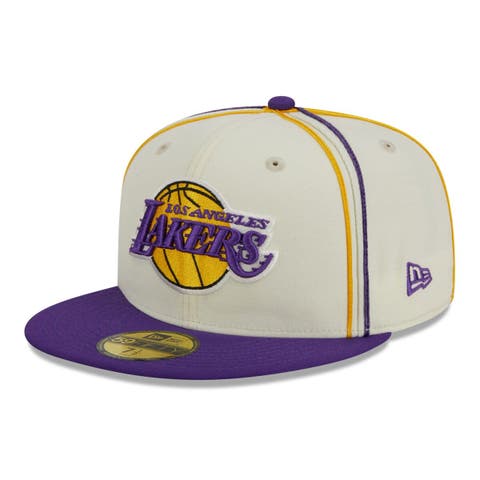 New Era Purple / Yellow 2Tone Los Angeles Lakers NBA Champions Side Patch 59FIFTY Fitted 7 1/2
