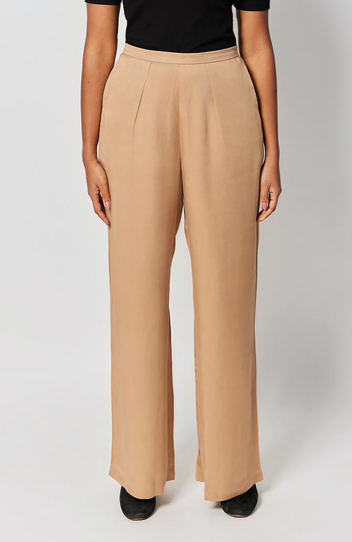 Aam The Label The Wide Leg Pant For Full Hips And Thighs In Walnut