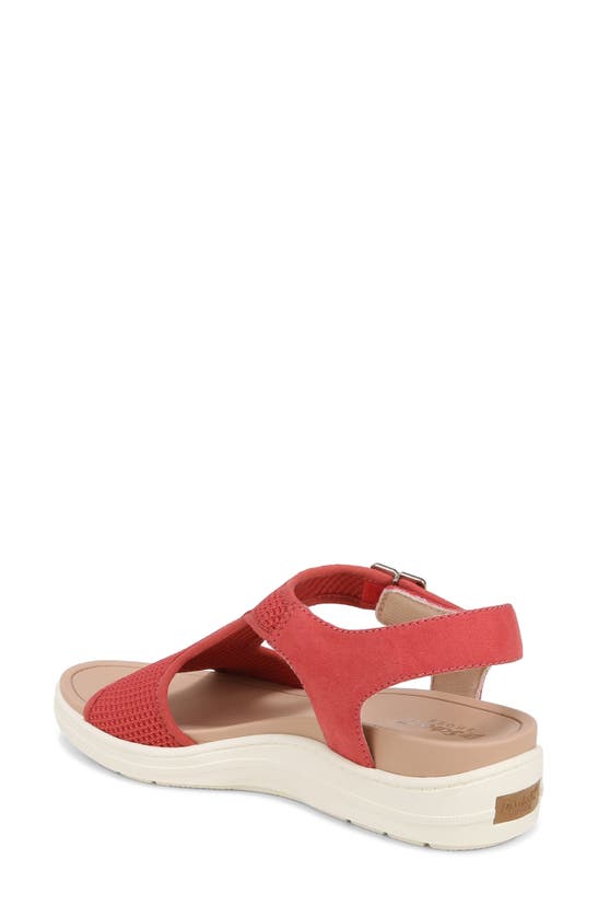 Shop Dr. Scholl's Time Off Sun Sandal In Red