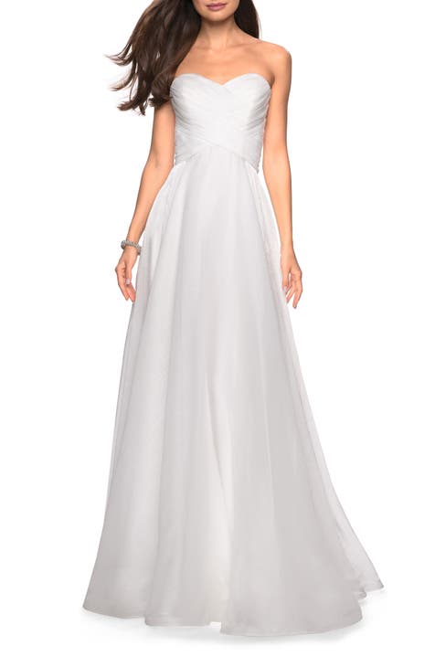 A-Line Evening Gown Elegant Dress Wedding Guest Wedding Party