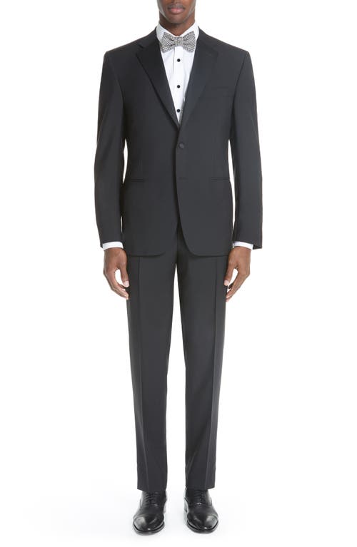 Canali 13000 Classic Fit Wool & Mohair Tuxedo Black at Nordstrom, Us