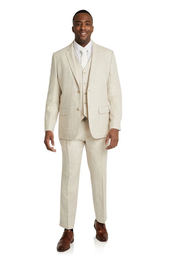 Shop Johnny Bigg Hemsworth Stretch Linen Sport Coat In Natural