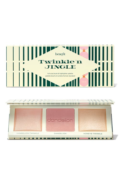 Benefit Cosmetics Twinkle 'N Jingle Blush & Highlighter Palette (Limited Edition) $101 Value