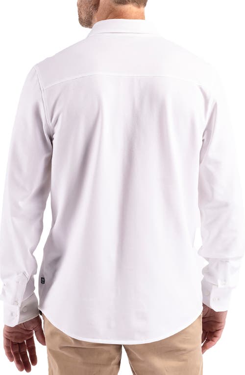 Cutter & Buck Advantage Soft Button-up Shirt In White