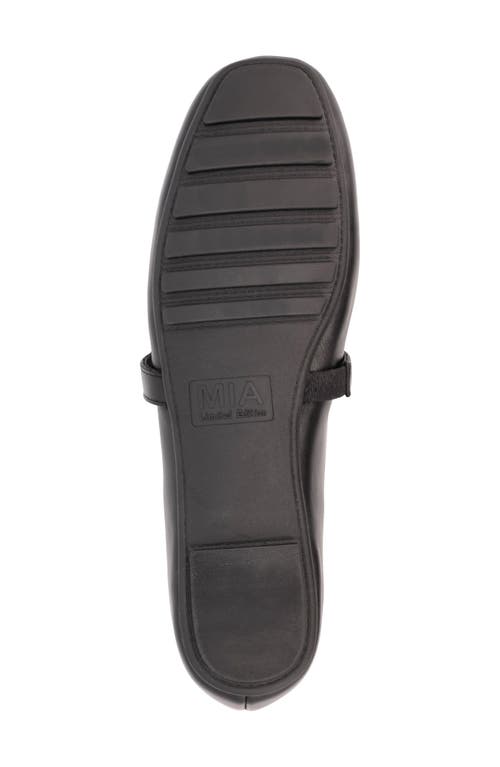 Mia Karolin Mary Jane Flat In Black