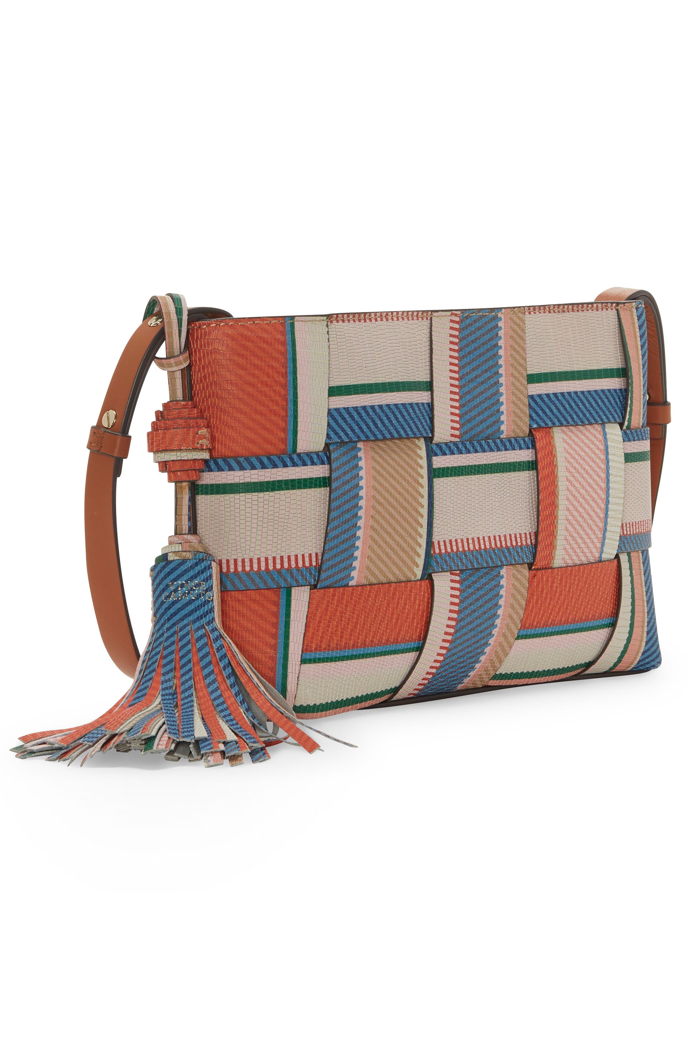 Vince Camuto Josy Woven Leather Crossbody Bag Nordstrom Rack