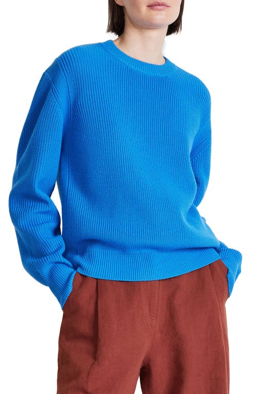 Apiece Apart Everyday Merino Wool Sweater in Blue Sky