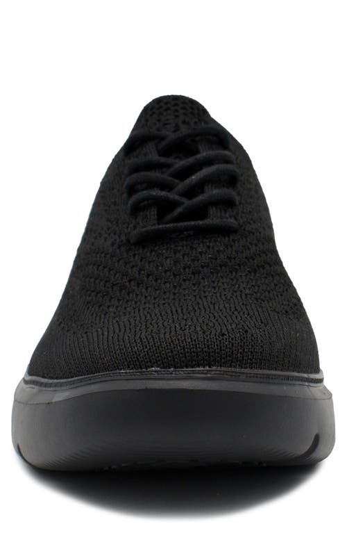 Shop Delo Go Green Mesh Sneaker In Black/black