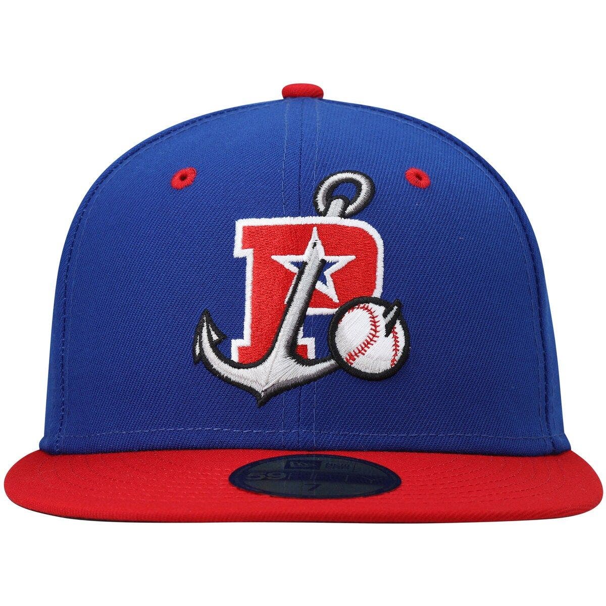 New Era Men's New Era Blue Stockton Ports Authentic Collection Road