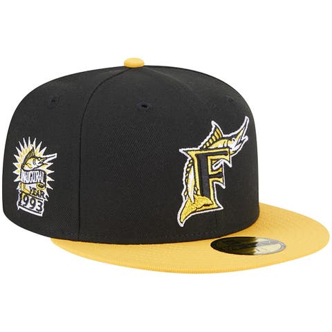 Florida Marlins Mitchell & Ness Cooperstown Collection Grand Slam Snapback  Hat - Black