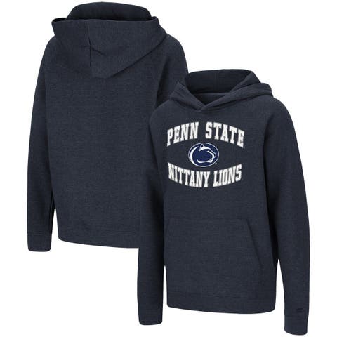 Men's Nike Navy Penn State Nittany Lions Vintage School Logo Pullover Hoodie