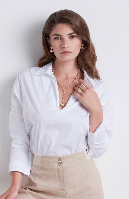 MARCO BICEGO MARCO BICEGO AFRICA BOULE 18K YELLOW GOLD & DIAMOND RING