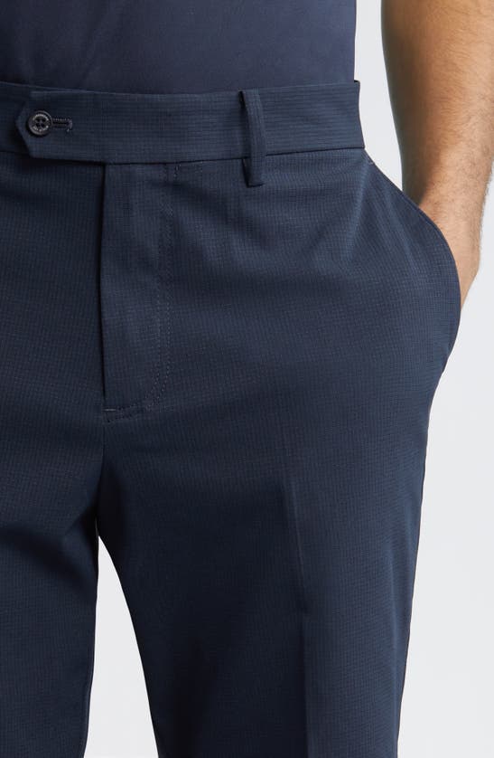 Shop J. Lindeberg Vent Flat Front Performance Golf Shorts In Jl Navy