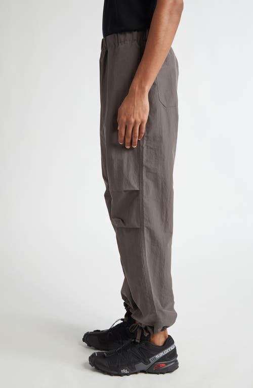 Shop John Elliott Himalayan Parachute Pants In Charcoal