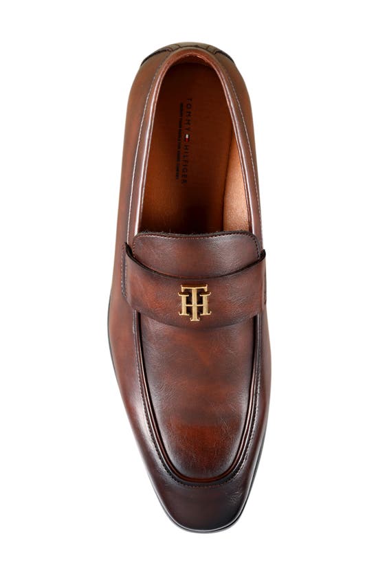 Tommy Hilfiger Sawlin Loafer In Dark Brown