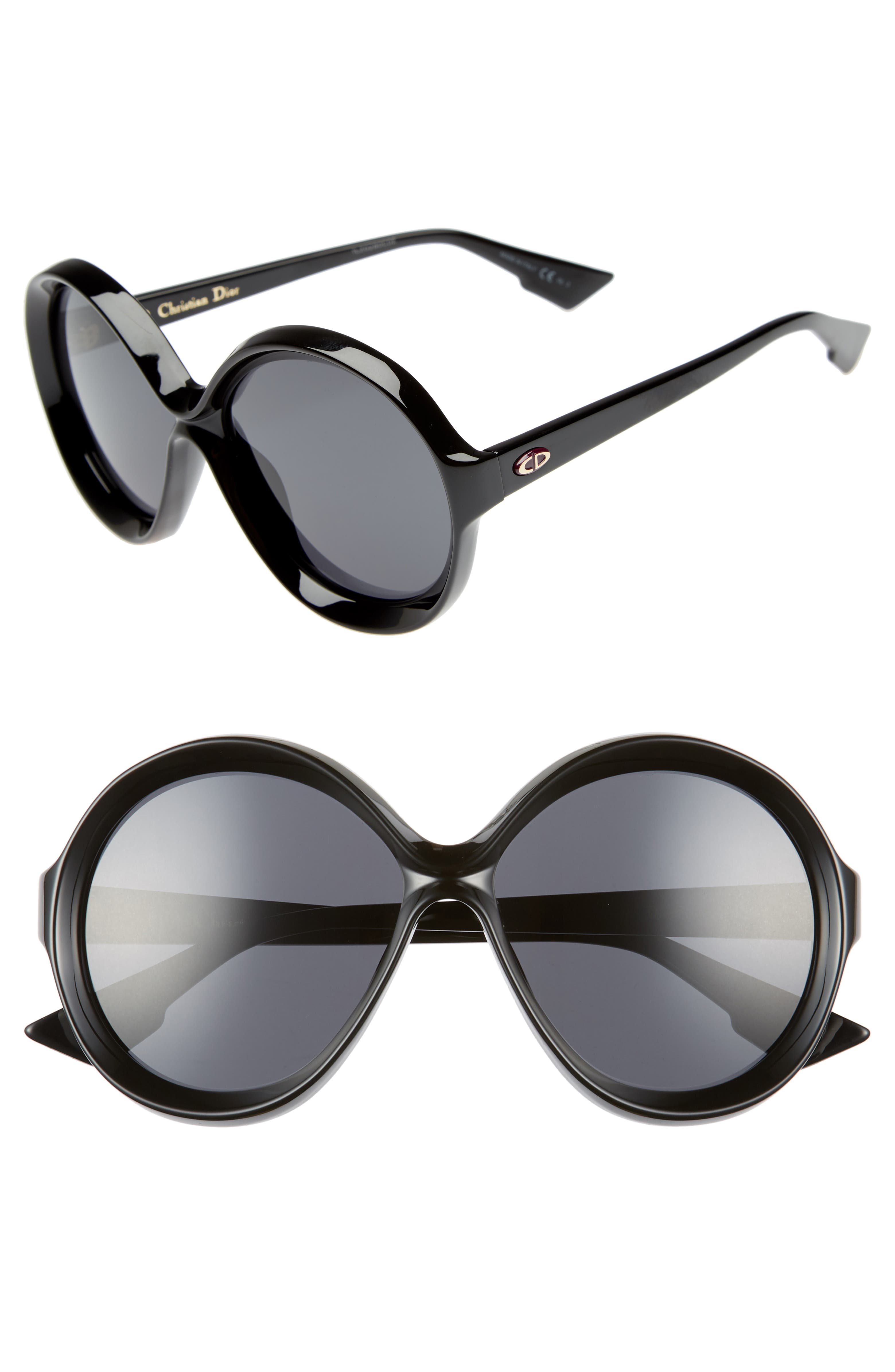 Dior Bianca 58mm Round Sunglasses | Nordstrom