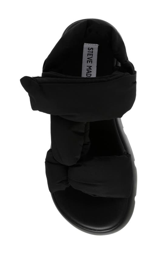 Shop Steve Madden Xandra Slingback Platform Sandal In Black