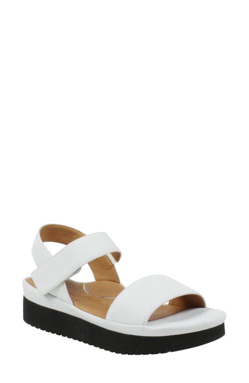L'Amour des Pieds Abrilla Platform Sandal in White