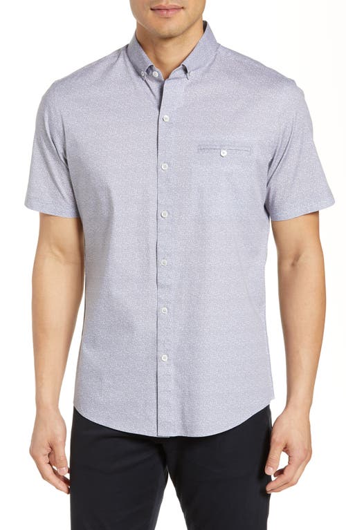 Zachary Prell Parenty Regular Fit Shirt in Light Grey at Nordstrom, Size Large