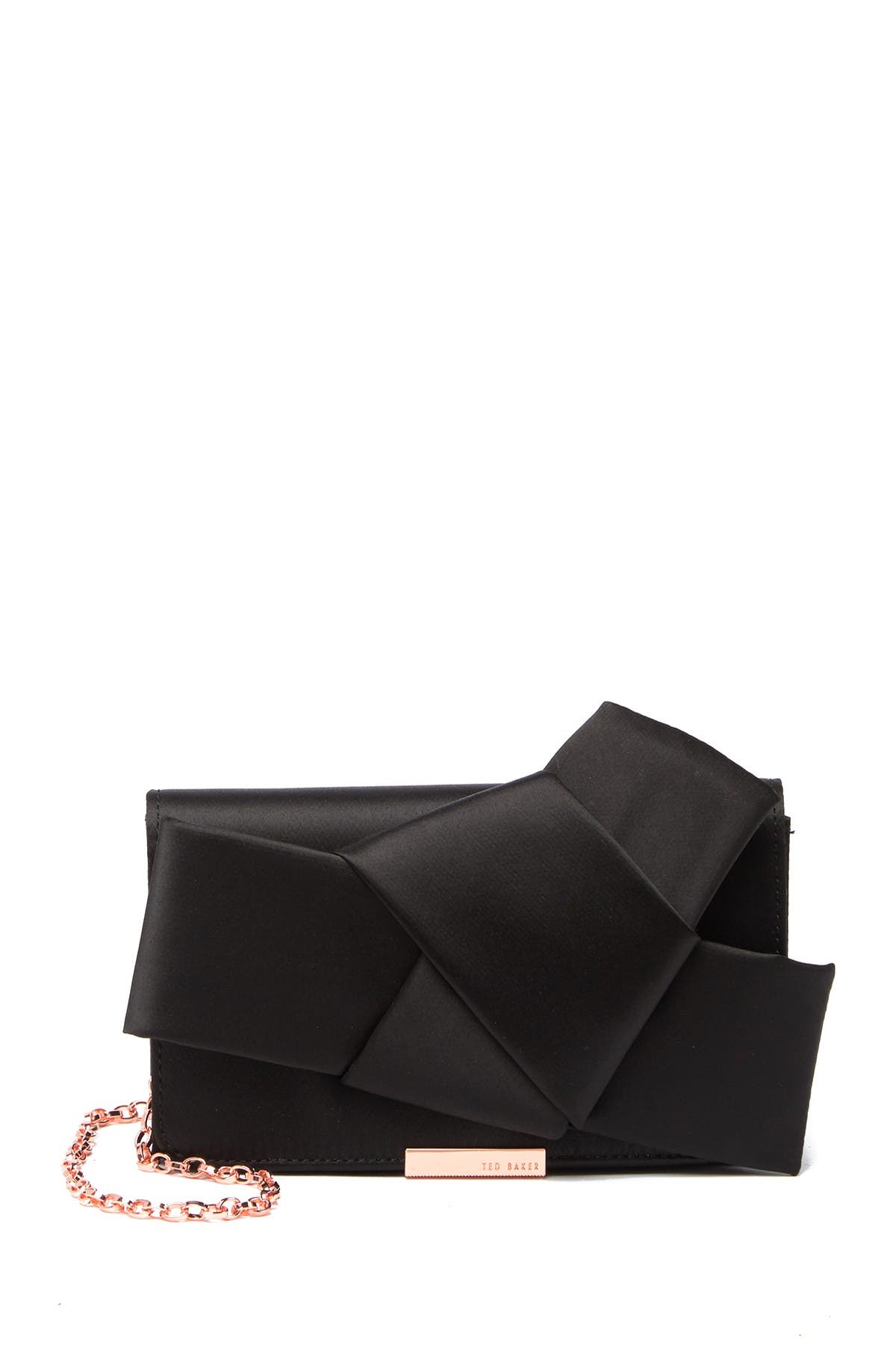 ted baker black clutch bag