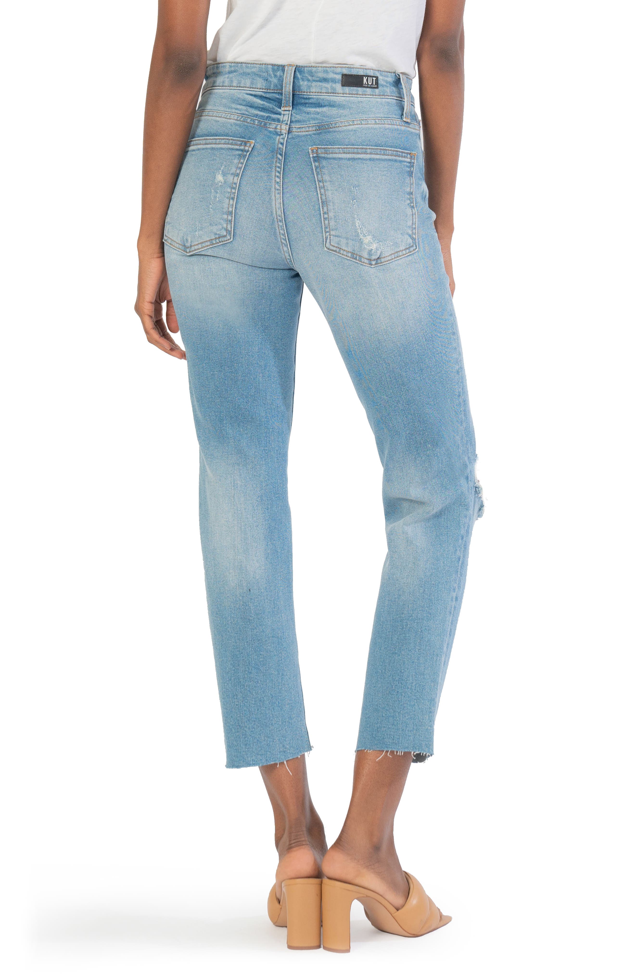 Kut From The Kloth Jean Patch Pocket High Waist Flare Jeans in