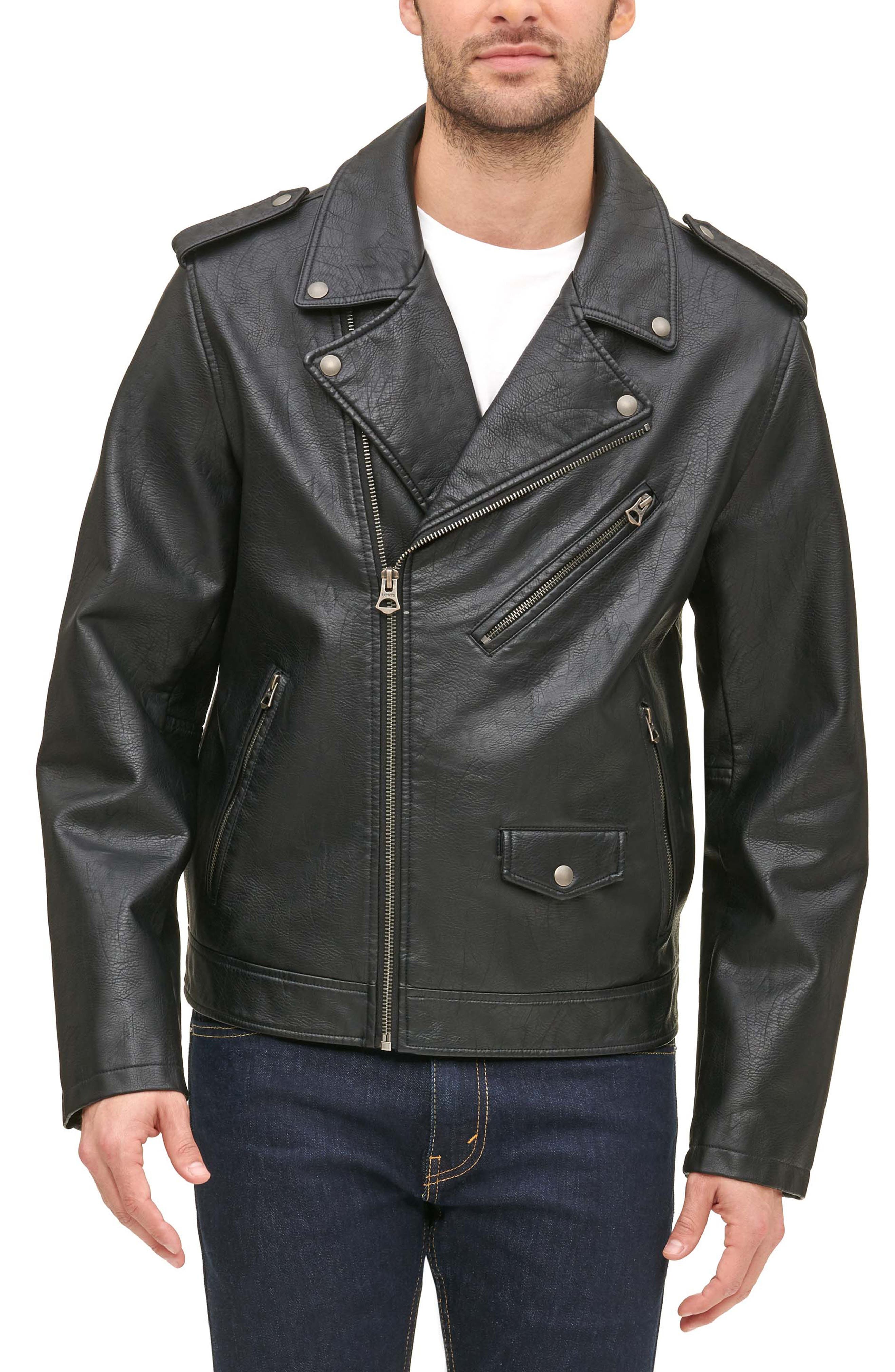 levi's faux leather jacket