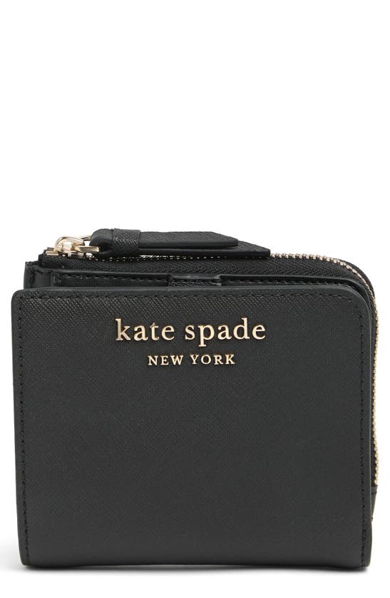 Kate Spade Cameron Zip Bifold Wallet In Black
