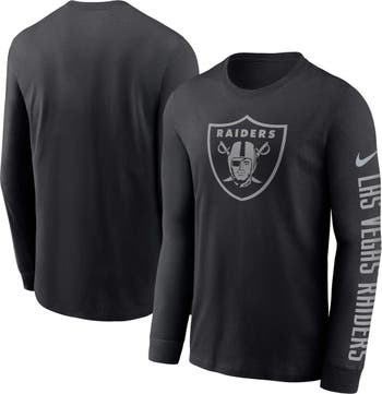 Nike RFLCTV Logo (NFL Las Vegas Raiders) Men’s Long-Sleeve T-Shirt
