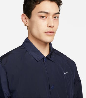 Nike Trend retro logo coach jacket in black