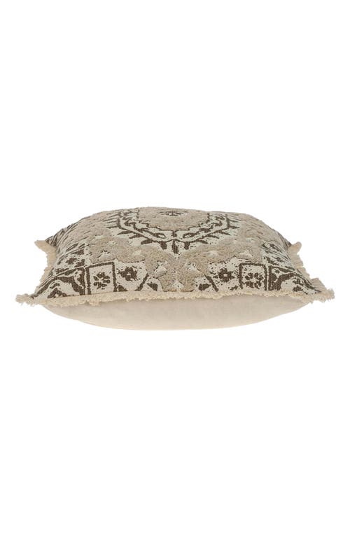 Parkland Collection Abu Cotton Throw Pillow In Beige