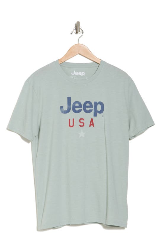 Shop Lucky Brand Jeep Graphic T-shirt In Aqua
