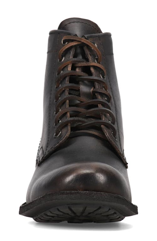 Shop Frye Tyler Flex Lace-up Boot In Dark Black