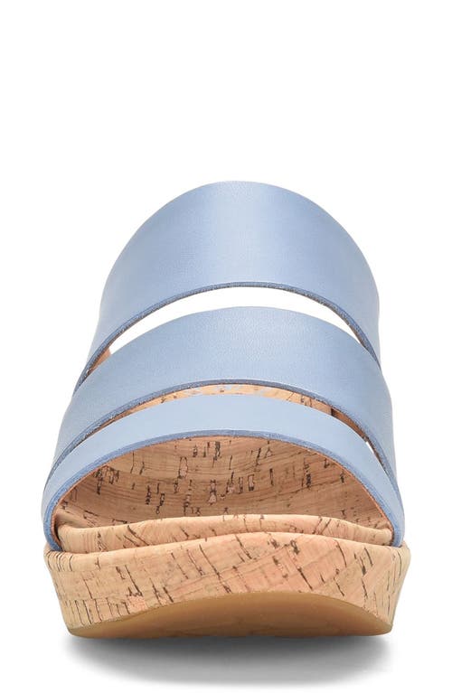 Shop Kork-ease ® Menzie Wedge Slide Sandal In Blue F/g