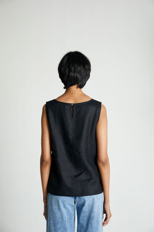 Reistor Women's The Black In Business Hemp Top In Black