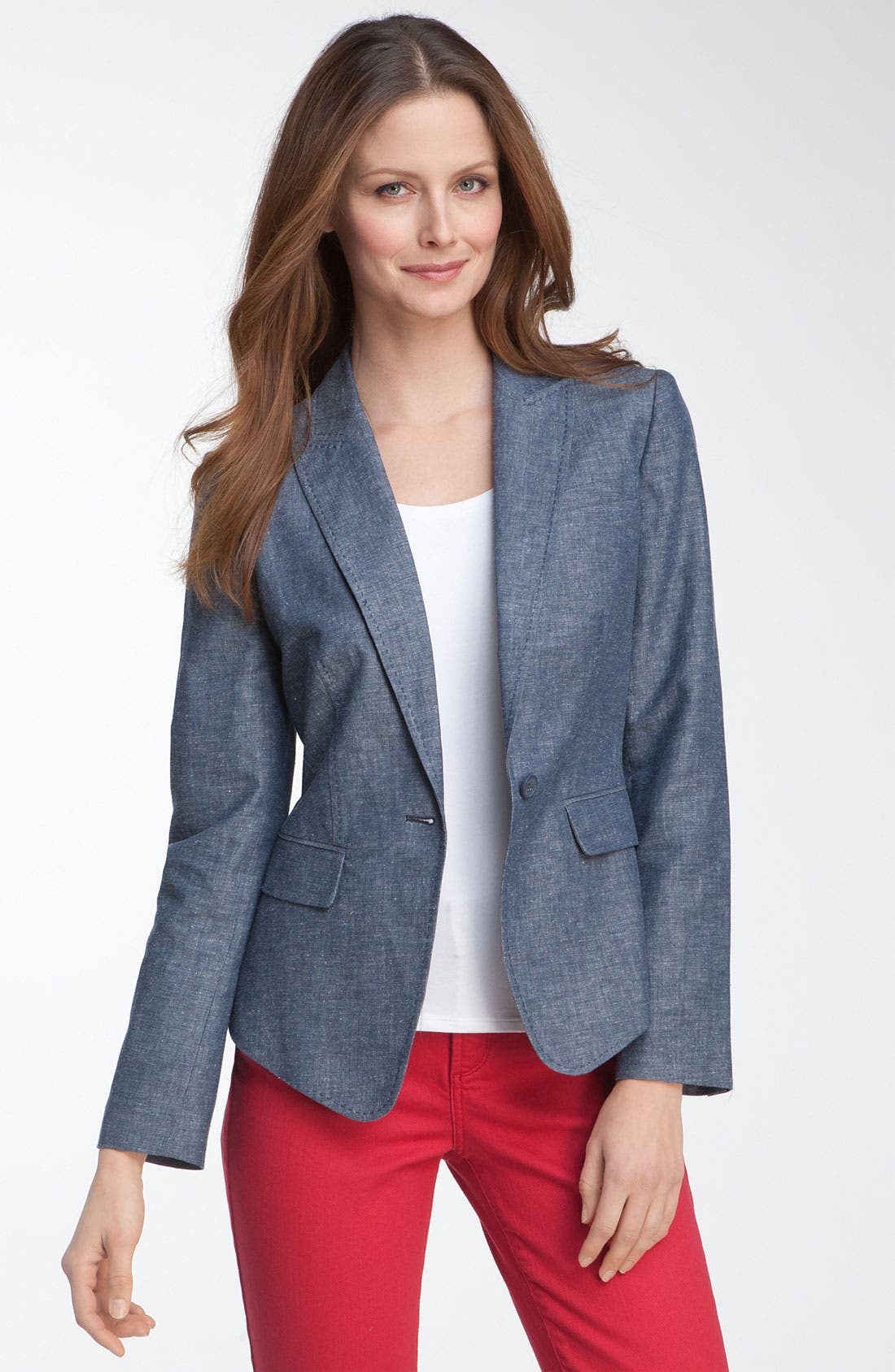 Calvin Klein One Button Blazer Nordstrom