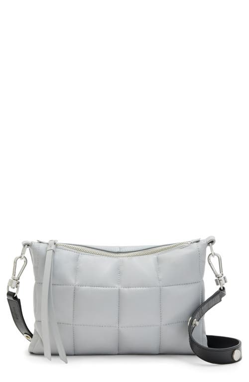AllSaints Eve Quilted Crossbody Bag in Cement Grey