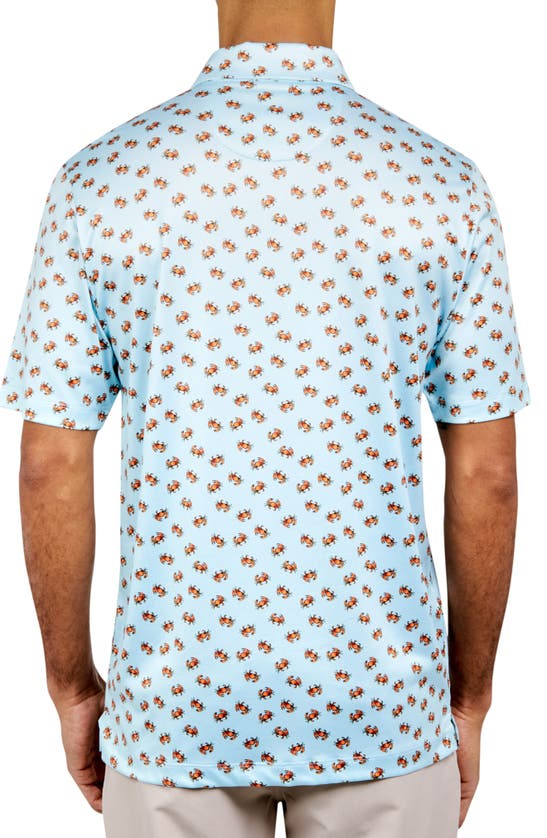 Construct Grab Golf Polo In Blue